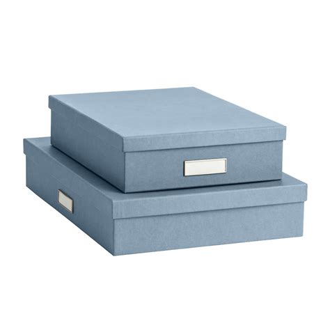 bigso stockholm document box steel blu|Sustainable Luxury Packaging & Storage Solutions .